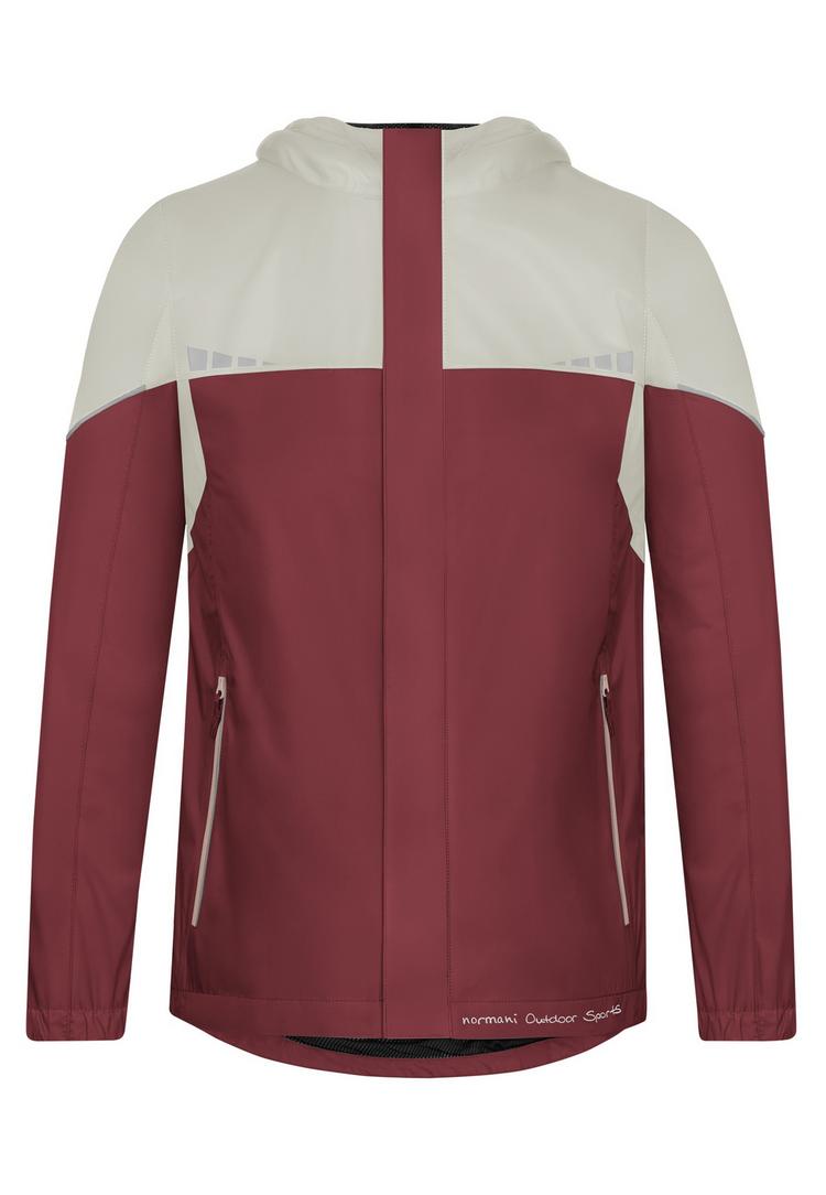 normani Outdoor Sports normani Outdoor Sports Sointula Outdoorjacke Kinder - Rot/Wei&szlig; - 0 | SportScheck