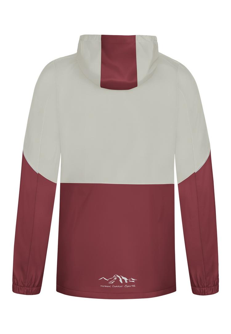 normani Outdoor Sports normani Outdoor Sports Sointula Outdoorjacke Kinder - Rot/Wei&szlig; - 0 | SportScheck