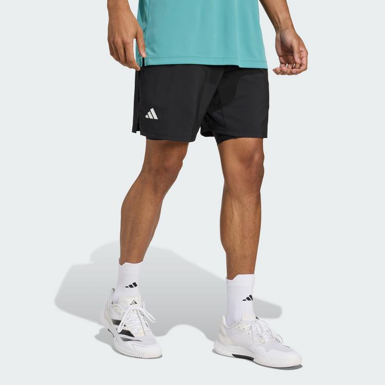 adidas adidas Club Tennis Climacool 2-in-1 Shorts Tennisshorts Herren - Black - 0 | SportScheck