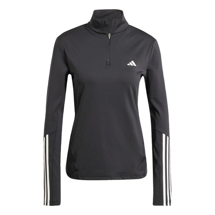 adidas adidas Hyperglam Training Quarter-Zip Oberteil Trainingsanzug Damen - Black / White - 0 | SportScheck
