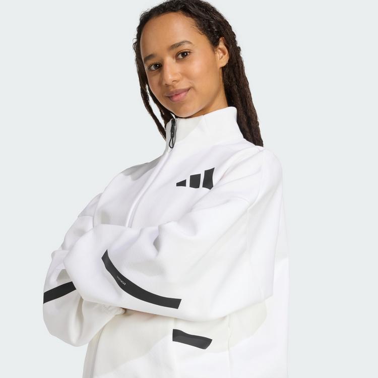 adidas adidas adidas Z.N.E. Trainingsjacke Trainingsanzug Damen - White - 0 | SportScheck