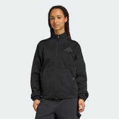 Rückansicht von adidas adidas Z.N.E. Trainingsjacke Trainingsanzug Damen Black