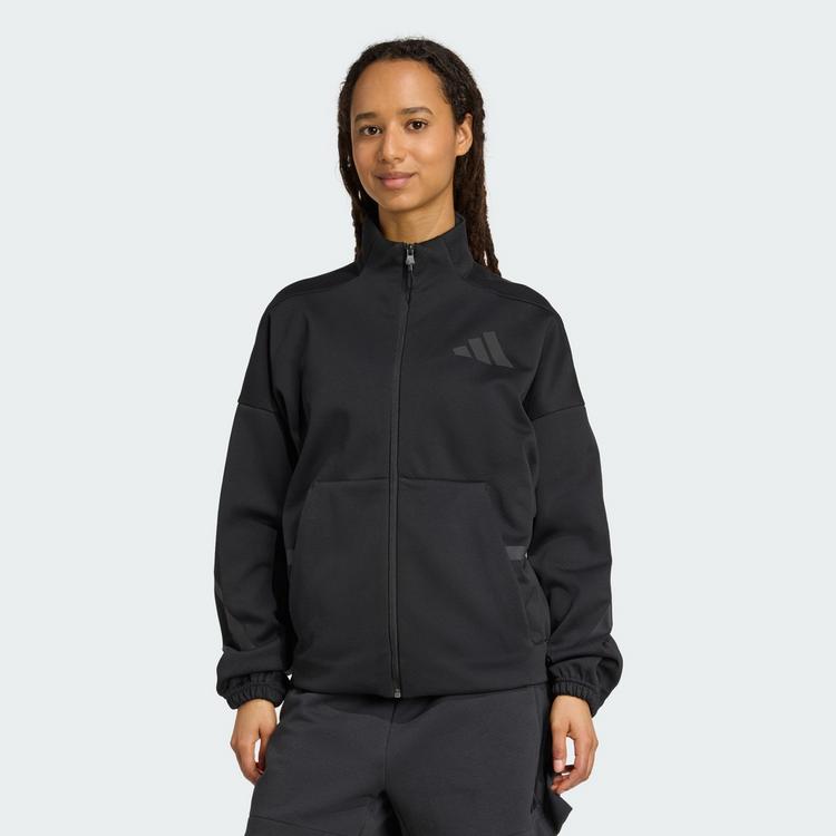 adidas adidas adidas Z.N.E. Trainingsjacke Trainingsanzug Damen - Black - 0 | SportScheck