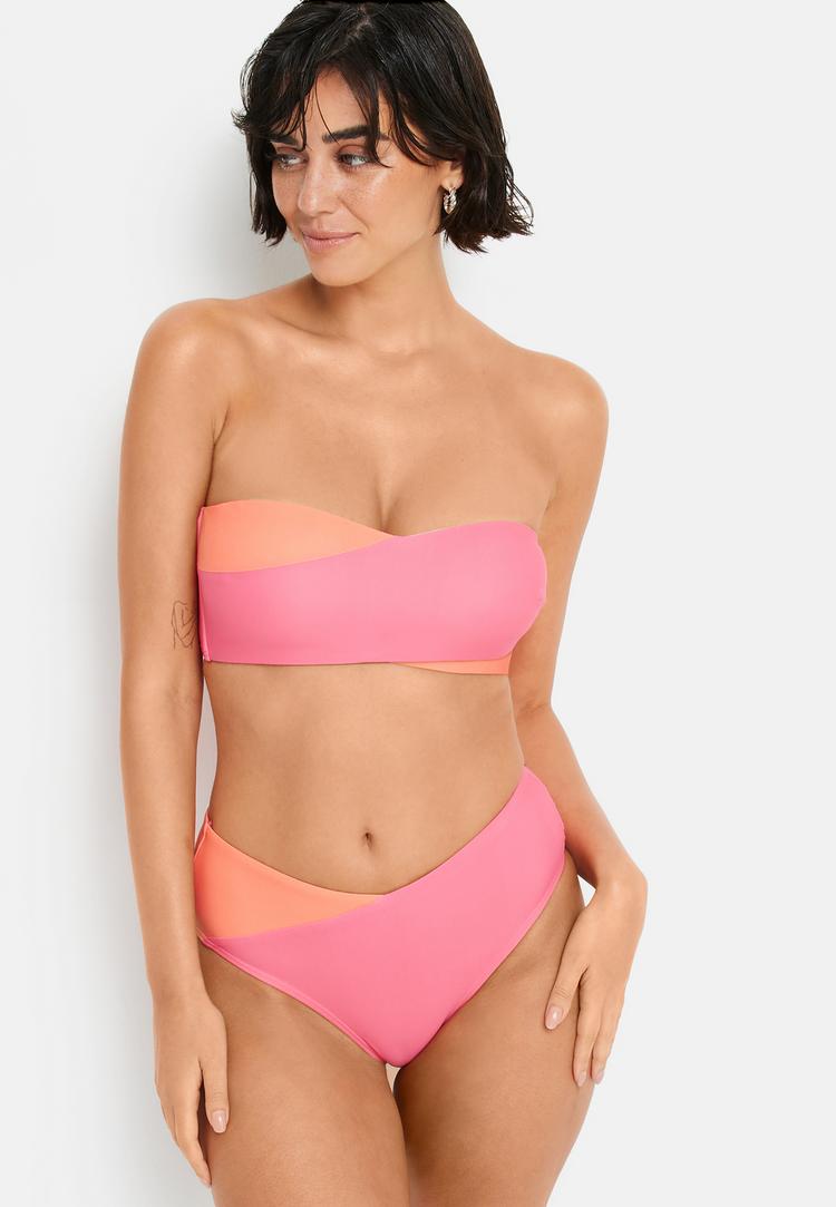 LSCN by Lascana LSCN by Lascana Bandeau-Bikini Bikini Set Damen - coral-pink - 5 | SportScheck