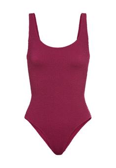 LSCN by Lascana Badeanzug Badeanzug Damen dunkle Beere