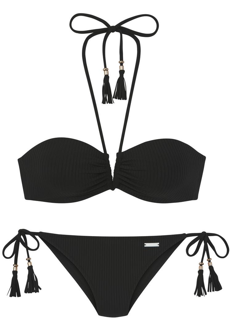 ELBSAND ELBSAND Bandeau-Bikini Bikini Set Damen - schwarz - 0 | SportScheck