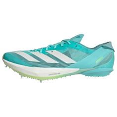adidas Adizero Ambition Spike-Schuh Laufschuhe Flash Aqua / Zero Metalic / Lucid Lemon
