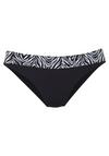 S.OLIVER Bikini-Hose Bikini Hose Damen - schwarz-wei&szlig;