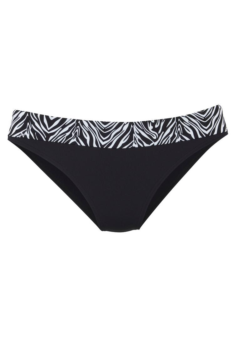 S.OLIVER S.OLIVER Bikini-Hose Bikini Hose Damen - schwarz-wei&szlig; - 0 | SportScheck