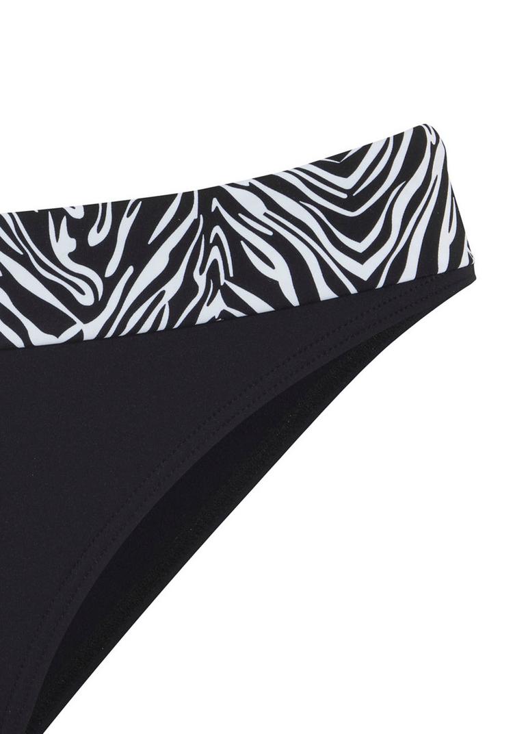 S.OLIVER S.OLIVER Bikini-Hose Bikini Hose Damen - schwarz-wei&szlig; - 0 | SportScheck