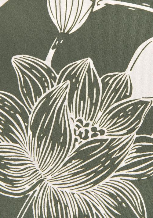 Rückansicht von S.OLIVER Badeanzug Badeanzug Damen oliv-cream