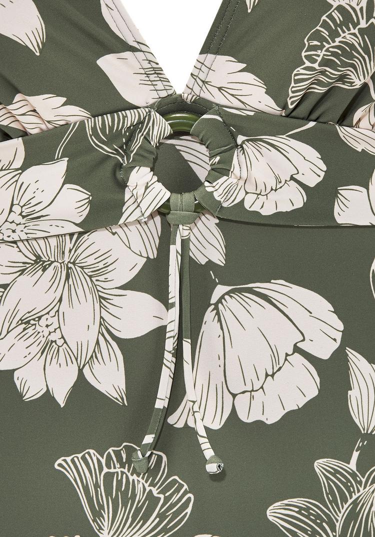 S.OLIVER S.OLIVER Badeanzug Badeanzug Damen - oliv-cream - 1 | SportScheck