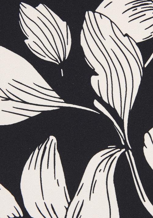Rückansicht von S.OLIVER Badeanzug Badeanzug Damen schwarz-cream