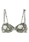 S.OLIVER B&uuml;gel-Bikini-Top Bikini Oberteil Damen - olive-creme