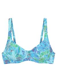 sunseeker B&uuml;gel-Bikini-Top Bikini Oberteil Damen - t&uuml;rkis bedruckt