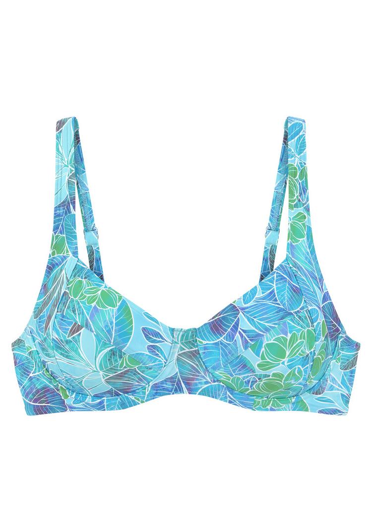 sunseeker sunseeker B&uuml;gel-Bikini-Top Bikini Oberteil Damen - t&uuml;rkis bedruckt - 0 | SportScheck