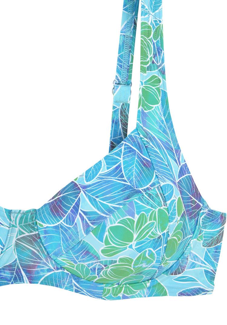 sunseeker sunseeker B&uuml;gel-Bikini-Top Bikini Oberteil Damen - t&uuml;rkis bedruckt - 1 | SportScheck