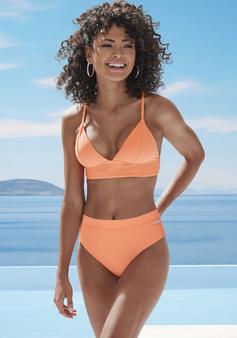 Rückansicht von VENICE BEACH Bikini-Hose Bikini Hose Damen lachs