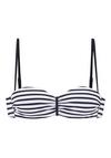 VENICE BEACH Bandeau-Bikini-Top Bikini Oberteil Damen - marine-wei&szlig;