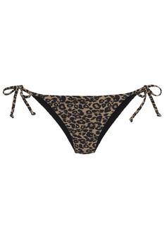 Vivance Bikini-Hose Bikini Hose Damen schwarz nougat bedruckt