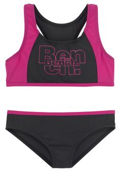 Bench Bustier-Bikini Bikini Set Damen schwarz-pink
