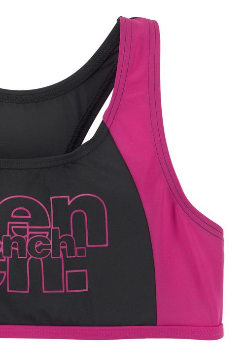 Rückansicht von Bench Bustier-Bikini Bikini Set Damen schwarz-pink