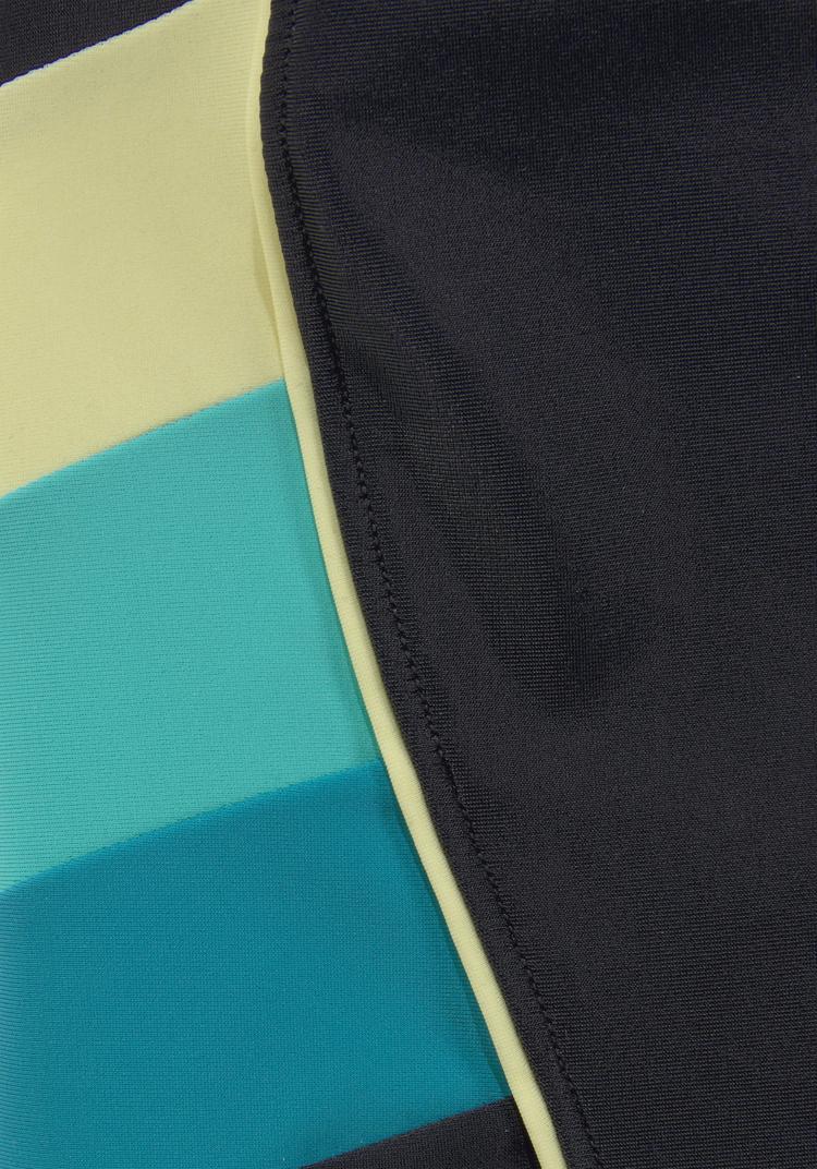 Bench Bench Badeanzug Badeanzug Damen - schwarz-t&uuml;rkis-gelb - 0 | SportScheck