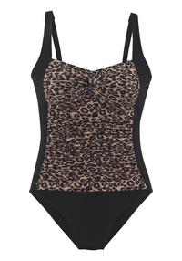 Vivance Badeanzug Badeanzug Damen - schwarz nougat bedruckt