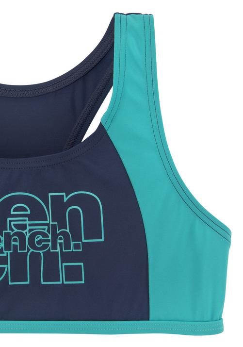Rückansicht von Bench Bustier-Bikini Bikini Set Damen marine-türkis