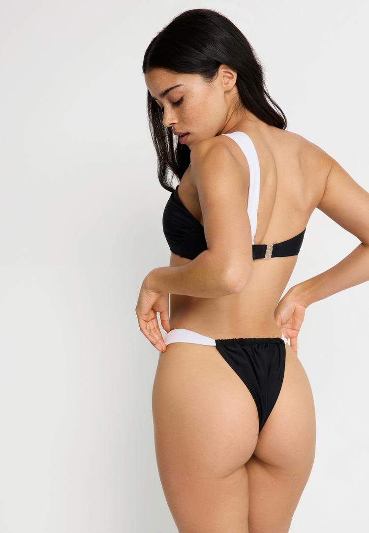 LSCN by Lascana LSCN by Lascana Bandeau-Bikini Bikini Set Damen - schwarz-wei&szlig; - 0 | SportScheck