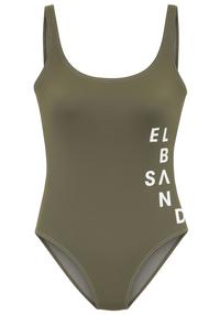 ELBSAND Badeanzug Badeanzug Damen - olive