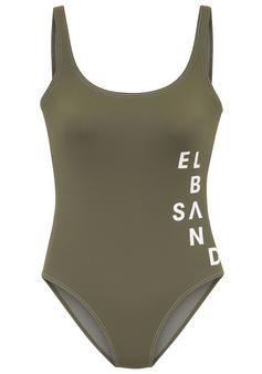 ELBSAND Badeanzug Badeanzug Damen olive