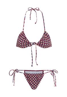 LSCN by Lascana Triangel-Bikini Bikini Set Damen bordeaux
