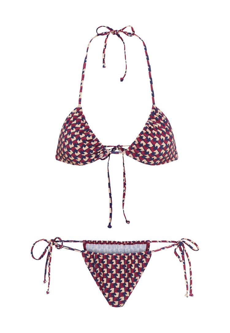 LSCN by Lascana LSCN by Lascana Triangel-Bikini Bikini Set Damen - bordeaux - 0 | SportScheck