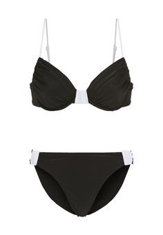 LSCN by Lascana Bügel-Bikini Bikini Set Damen schwarz-weiß