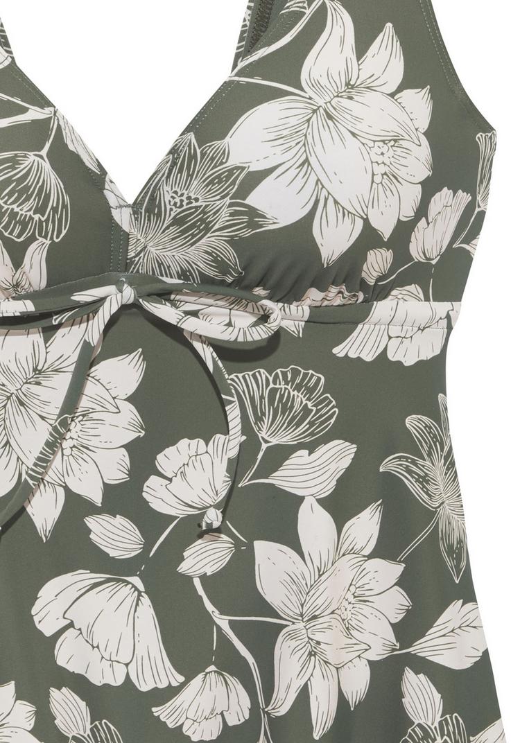 S.OLIVER S.OLIVER B&uuml;gel-Tankini-Top Bikini Oberteil Damen - oliv-creme - 2 | SportScheck