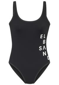ELBSAND Badeanzug Badeanzug Damen - schwarz