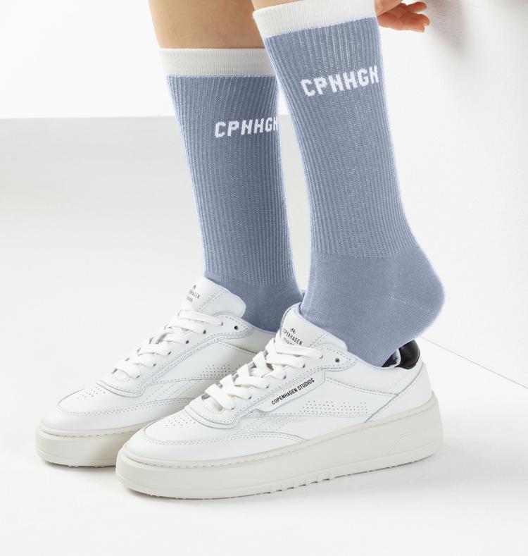 Copenhagen Studios Copenhagen Studios Tennissocken Socken - hell blau - wei&szlig; - 3 | SportScheck