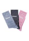 Copenhagen Studios Basicsocken Socken Damen - anthrazit -rosa - hell blau