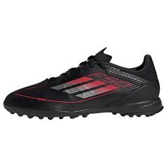 adidas F50 League TF Fußballschuh Fußballschuhe Core Black / Iron Metallic / Lucid Red