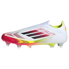 adidas F50 Elite Laceless SG Fußballschuh Fußballschuhe Cloud White / Core Black / Solar Yellow