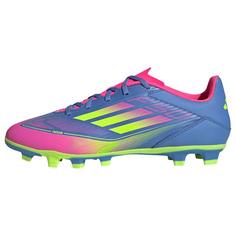 adidas F50 Club FG/MG Fu&szlig;ballschuh Fu&szlig;ballschuhe Blue Fusion / Lucid Lemon / Lucid Pink