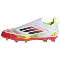adidas F50 Elite Laceless Kids FG Fu&szlig;ballschuh Fu&szlig;ballschuhe Kinder - Cloud White / Core Black / Solar Yellow