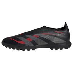 adidas Predator League Laceless TF Fußballschuh Fußballschuhe Core Black / Grey Four / Lucid Red