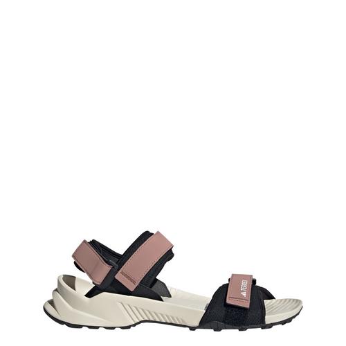 Rückansicht von adidas Terrex Hydroterra Sandale Outdoorsandalen Warm Clay / Cloud White / Wonder White