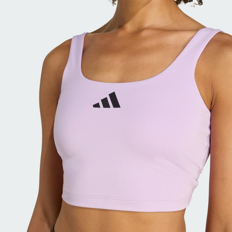 adidas adidas Power BH-Tanktop, leicht st&uuml;tzend Funktionstank Damen - Powder Plum - 0 | SportScheck