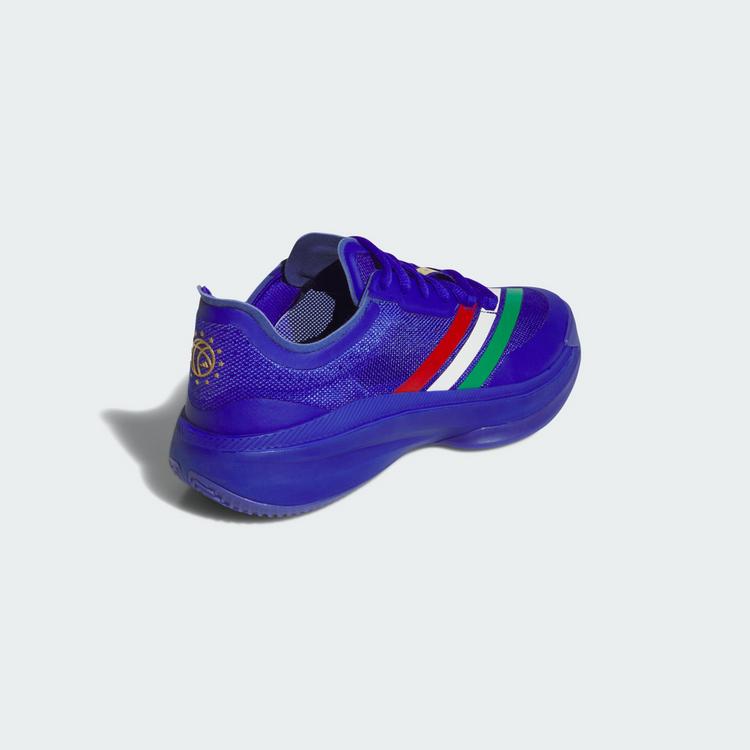 adidas adidas Adizero Select 3.0 Schuh Basketballschuhe - Lucid Blue / Gold Metallic / Cloud White - 4 | SportScheck