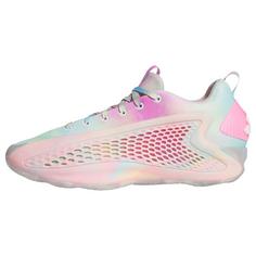 adidas Anthony Edwards 1 Low Basketballschuh Basketballschuhe Cloud White / Acid Orange / Bliss Pink