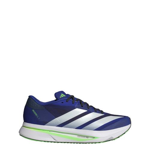 Rückansicht von adidas Adizero SL 2 Laufschuhe Herren Lucid Blue / Cloud White / Lime Burst