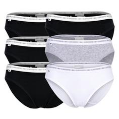 Lacoste Slip Slip Damen Schwarz/Schwarz/Grau/Weiß